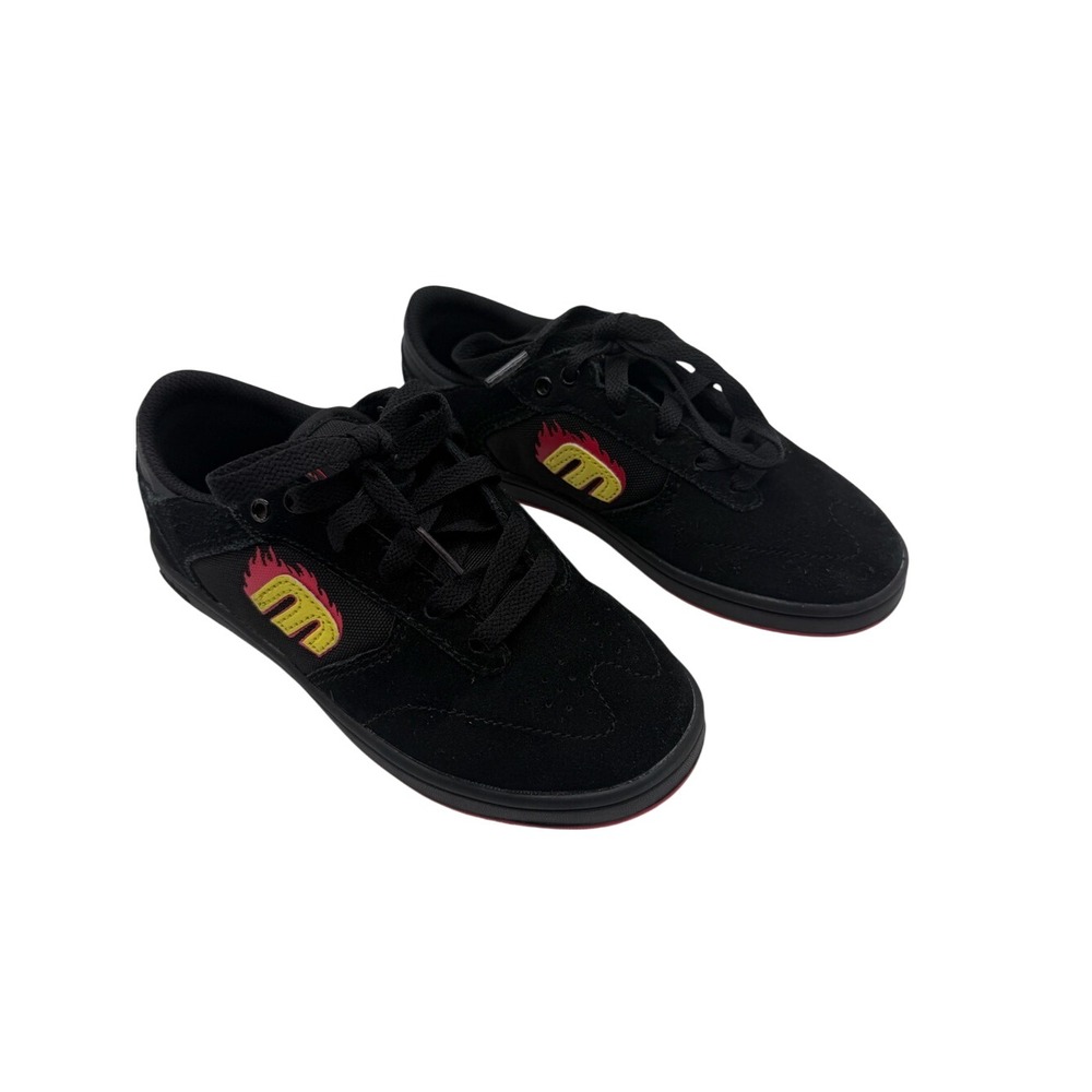 Boys etines X Santa Cruz Black Red Skate Sneakers Size 2